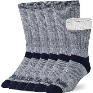 Unisex Charcoal COZIA Merino Wool Socks Casual Warm Winter Cozy Thermal Socks